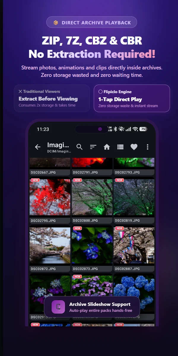 Flipiclo - GIF WebP RAW JXL screenshot